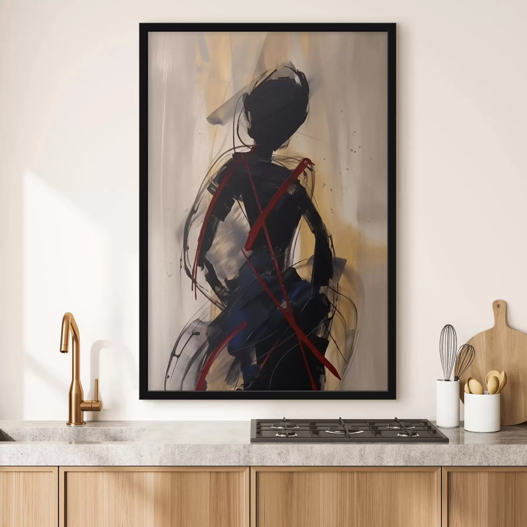 murales de pared Silueta abstracta f47344