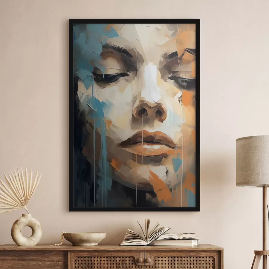 murales de pared Retrato abstracto f47348