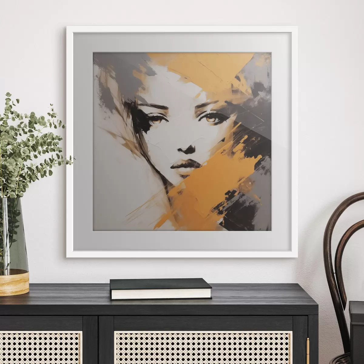 Poster Retrato abstracto f47350