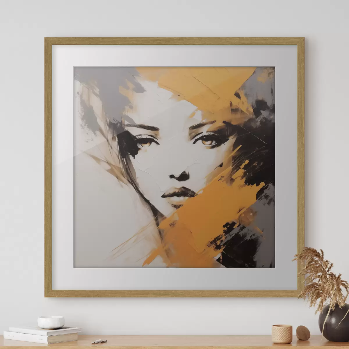 Poster Retrato abstracto f47350