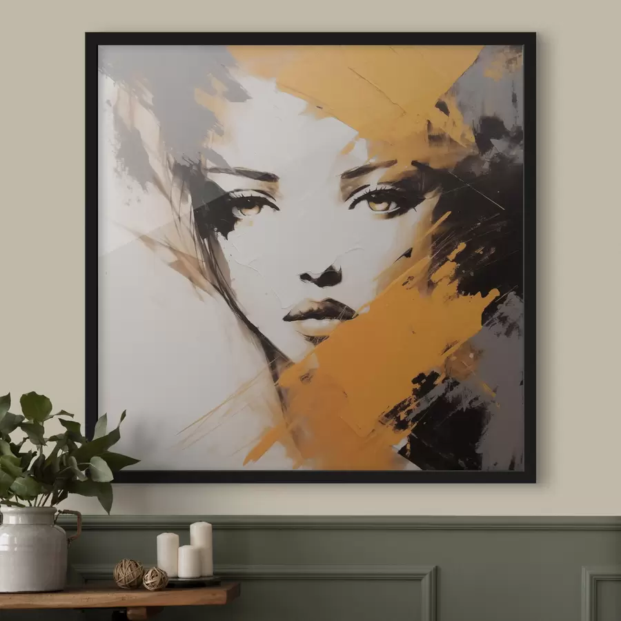 murales de pared Retrato abstracto f47350