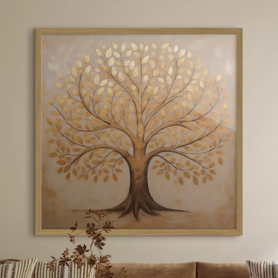 murales de pared Leopardo con bufanda f47371