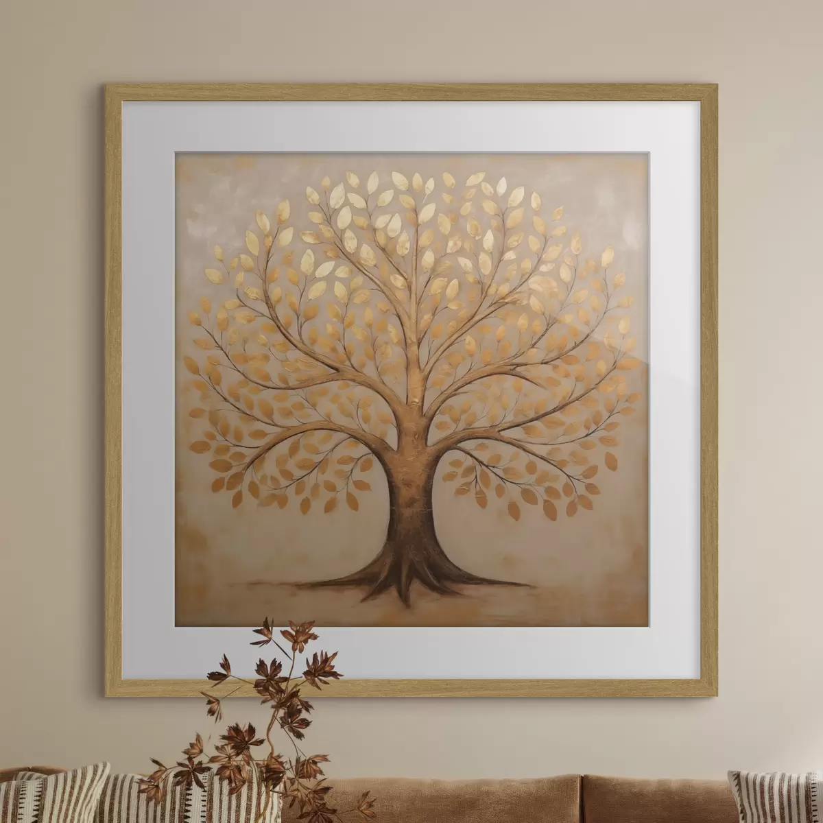 Poster Leopardo con bufanda f47371