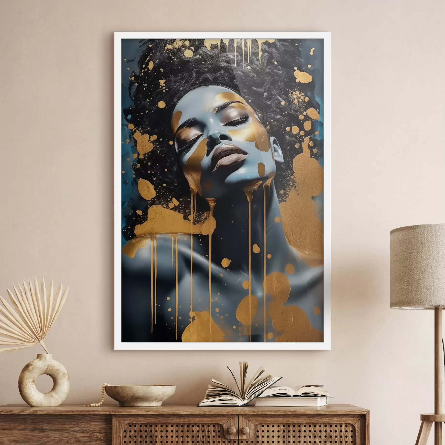 murales de pared Flor abstracta f47381