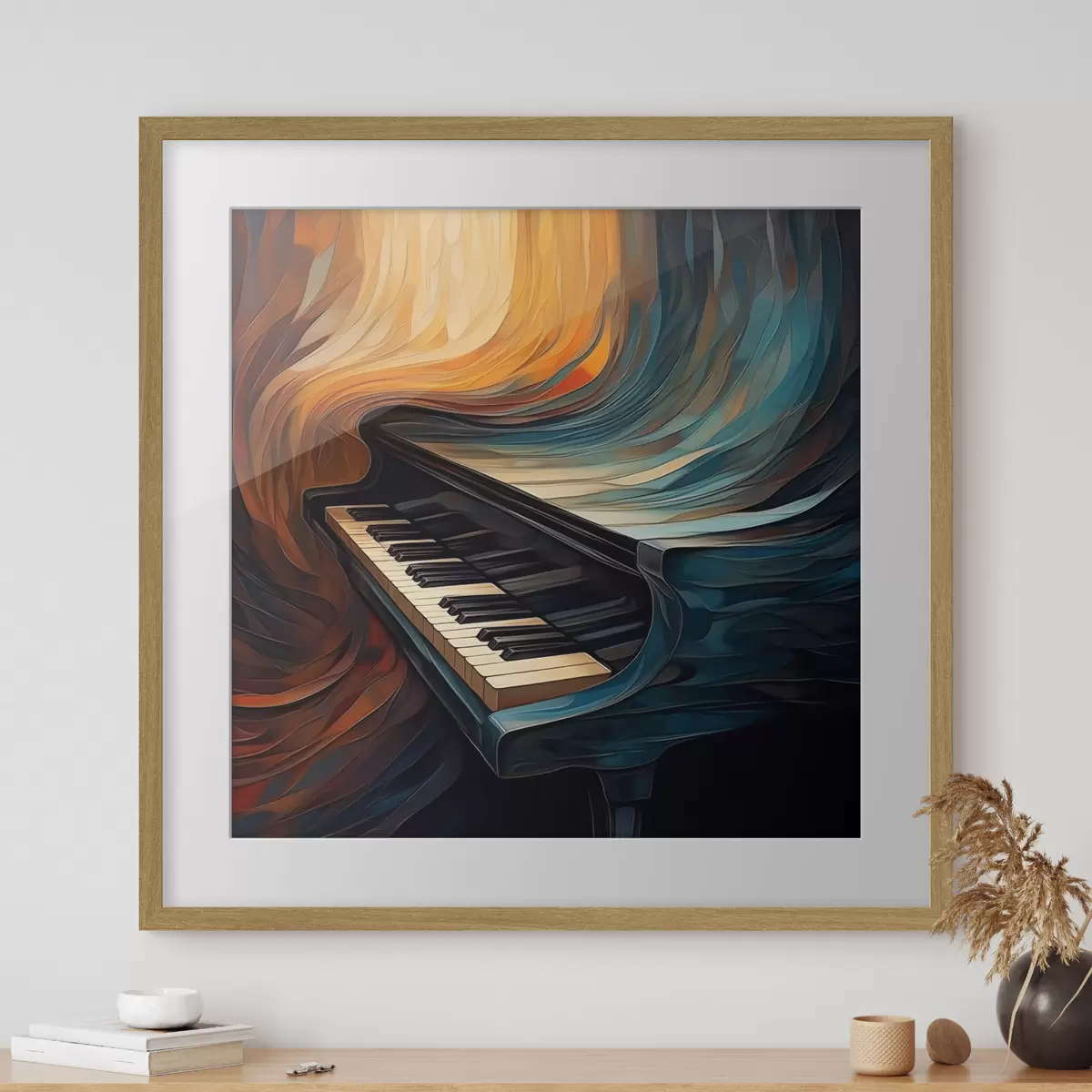 Poster Piano f47390