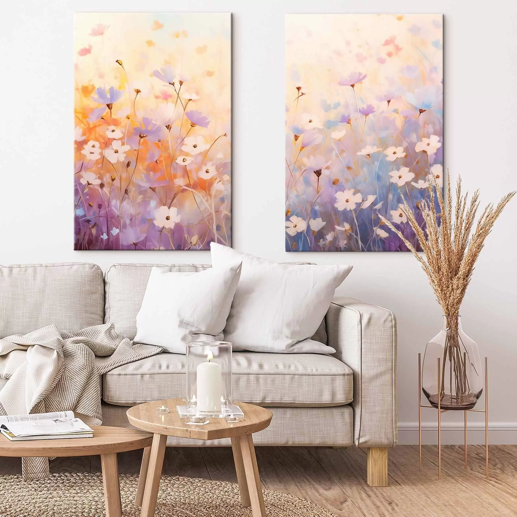 murales de pared Pequeñas flores silvestres m01255