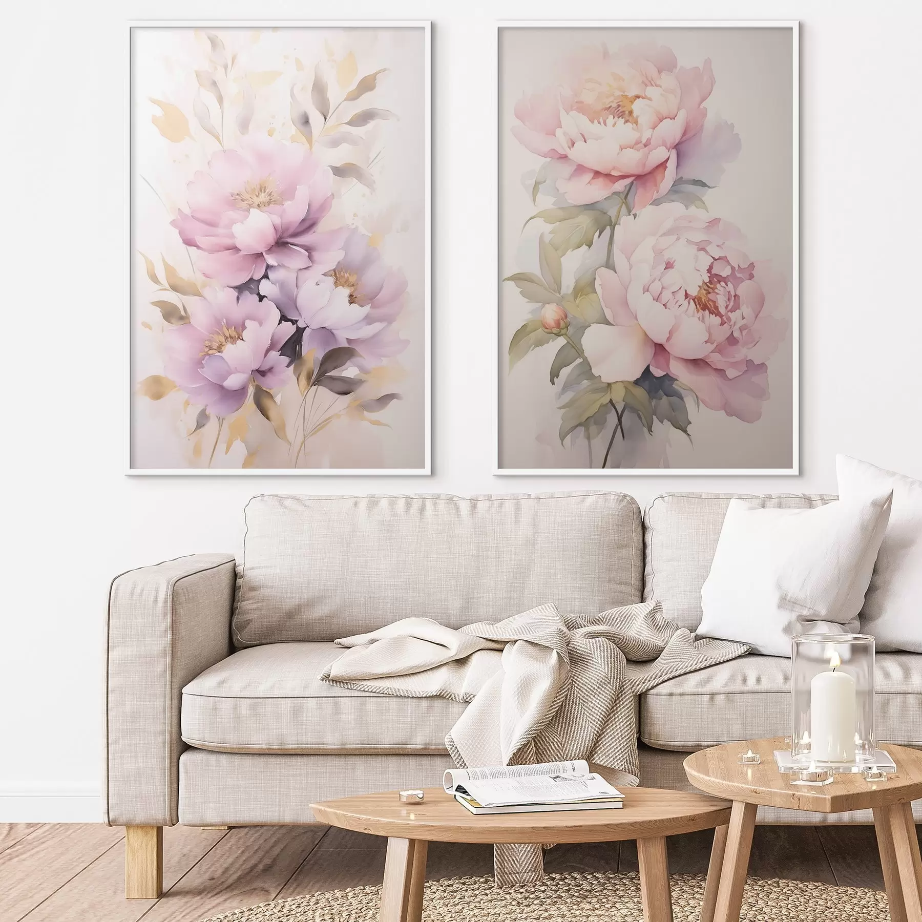 murales de pared Ramo imitación de pintura d01080