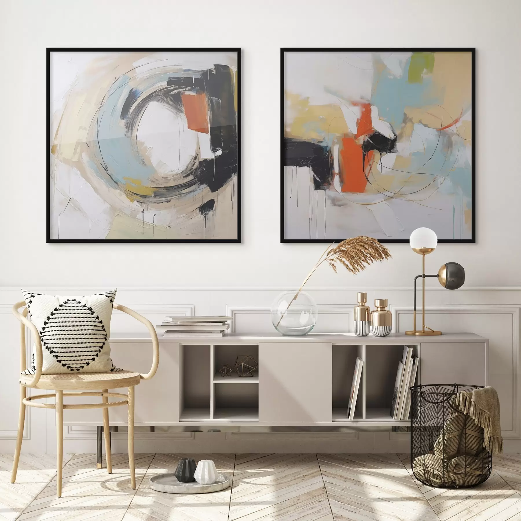 murales de pared Abstracción moderna d01083