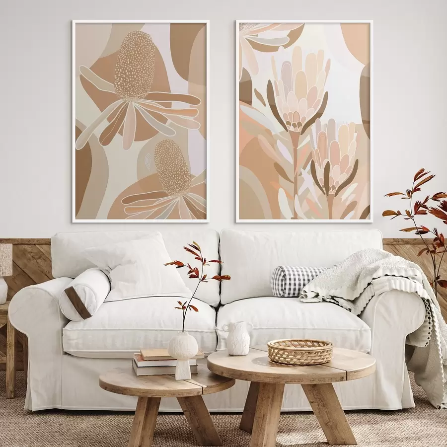 murales de pared flores abstractas d01107