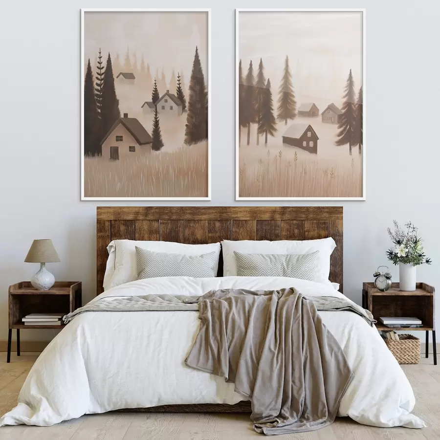 murales de pared Paz en el bosque d01136