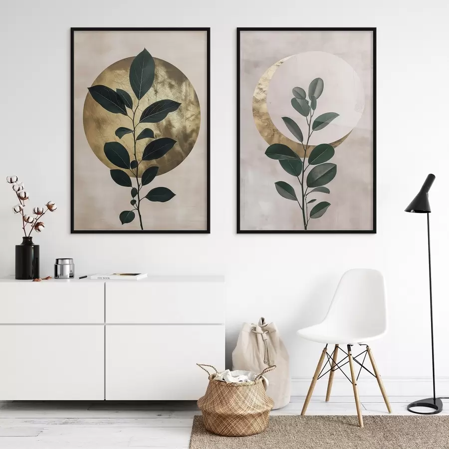 murales de pared Amanecer y Luna d01139