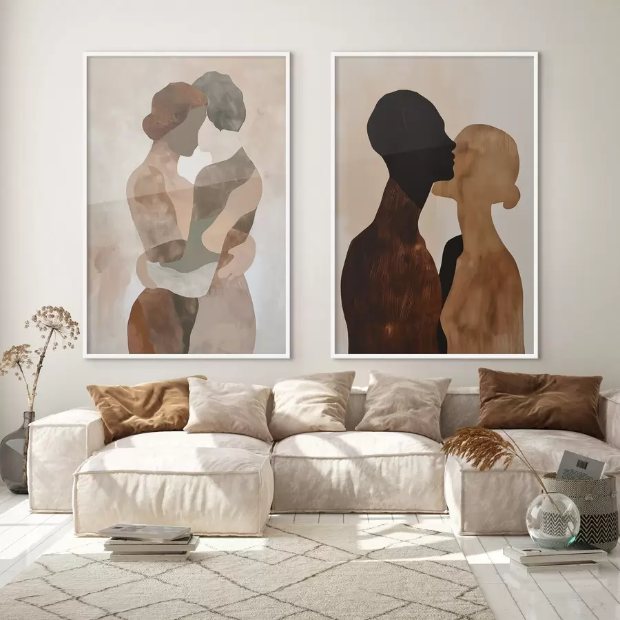 murales de pared Pareja enamorada d01141