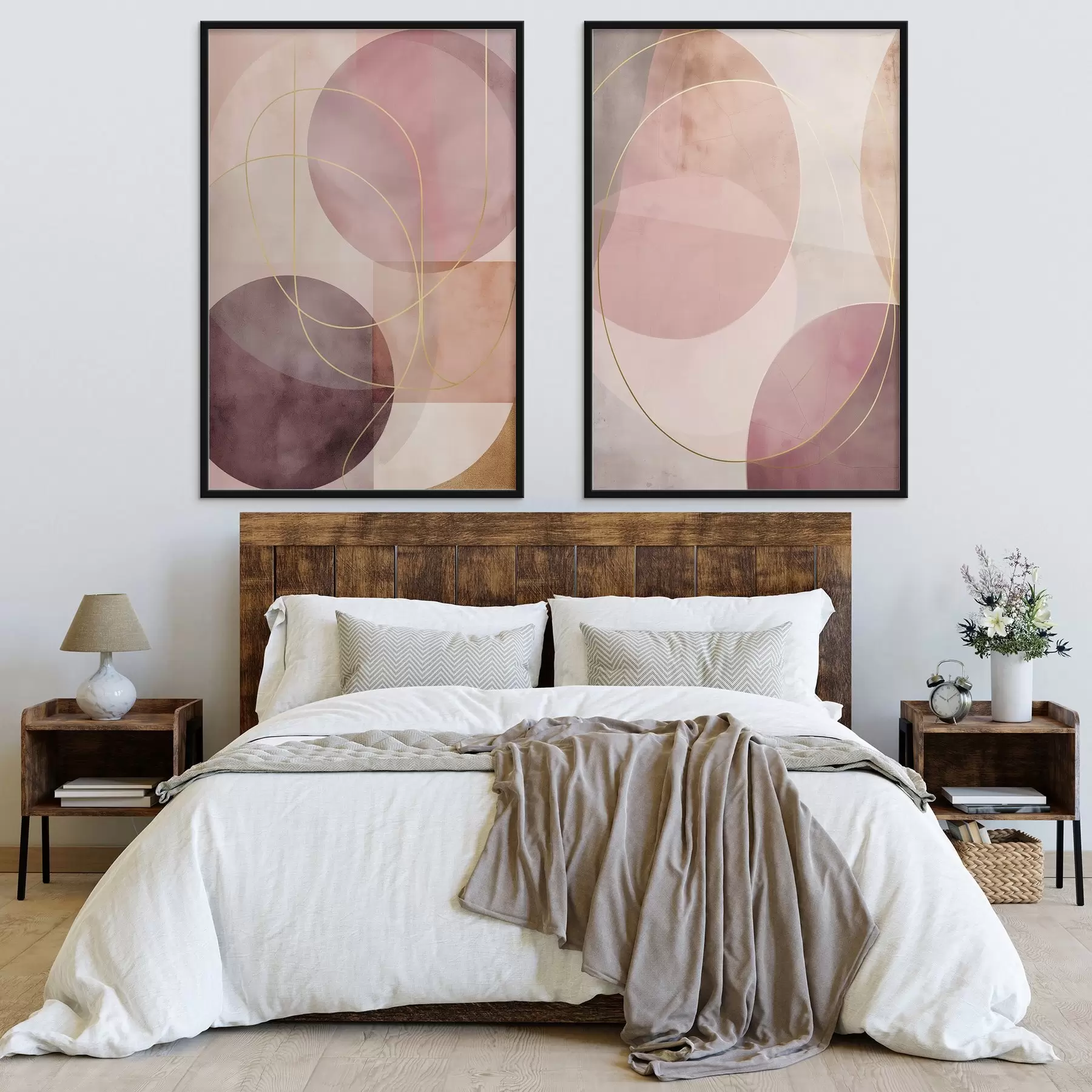 murales de pared Círculos de abrasión d01144