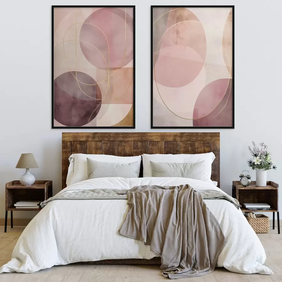 murales de pared Círculos de abrasión d01144