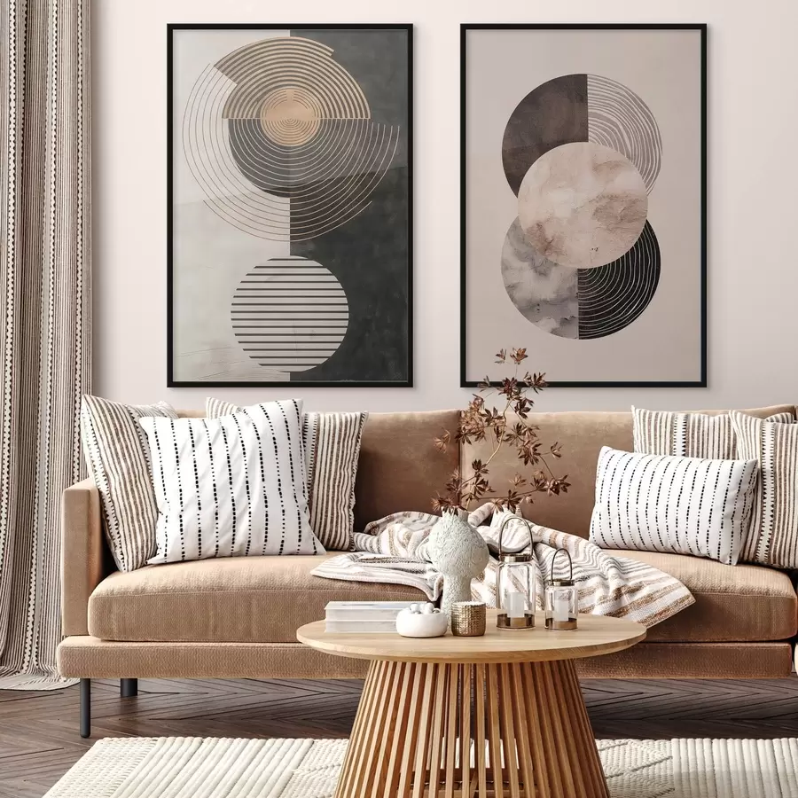 murales de pared Igualdad geométrica d01146