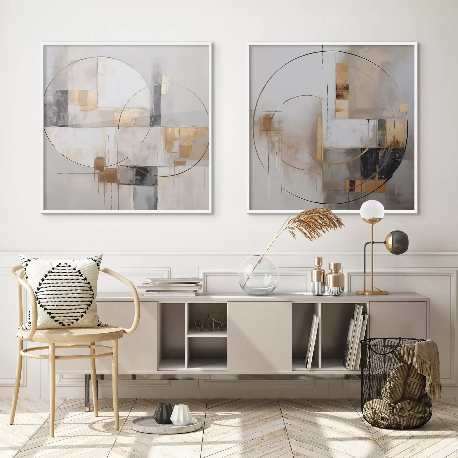 murales de pared Abstracción moderna d01158