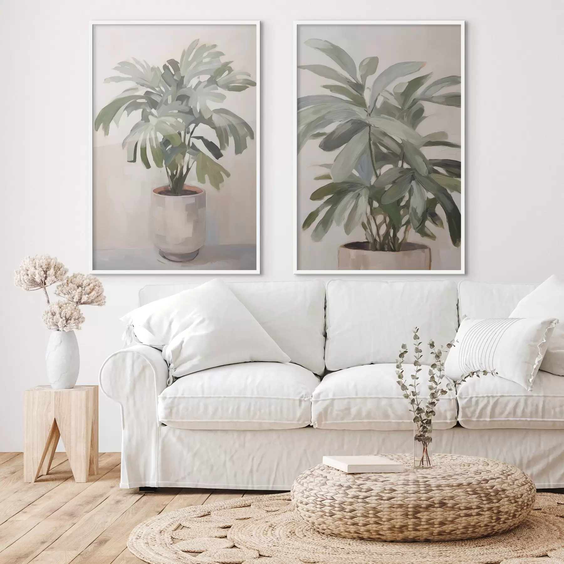 murales de pared Una planta en una maceta d01161