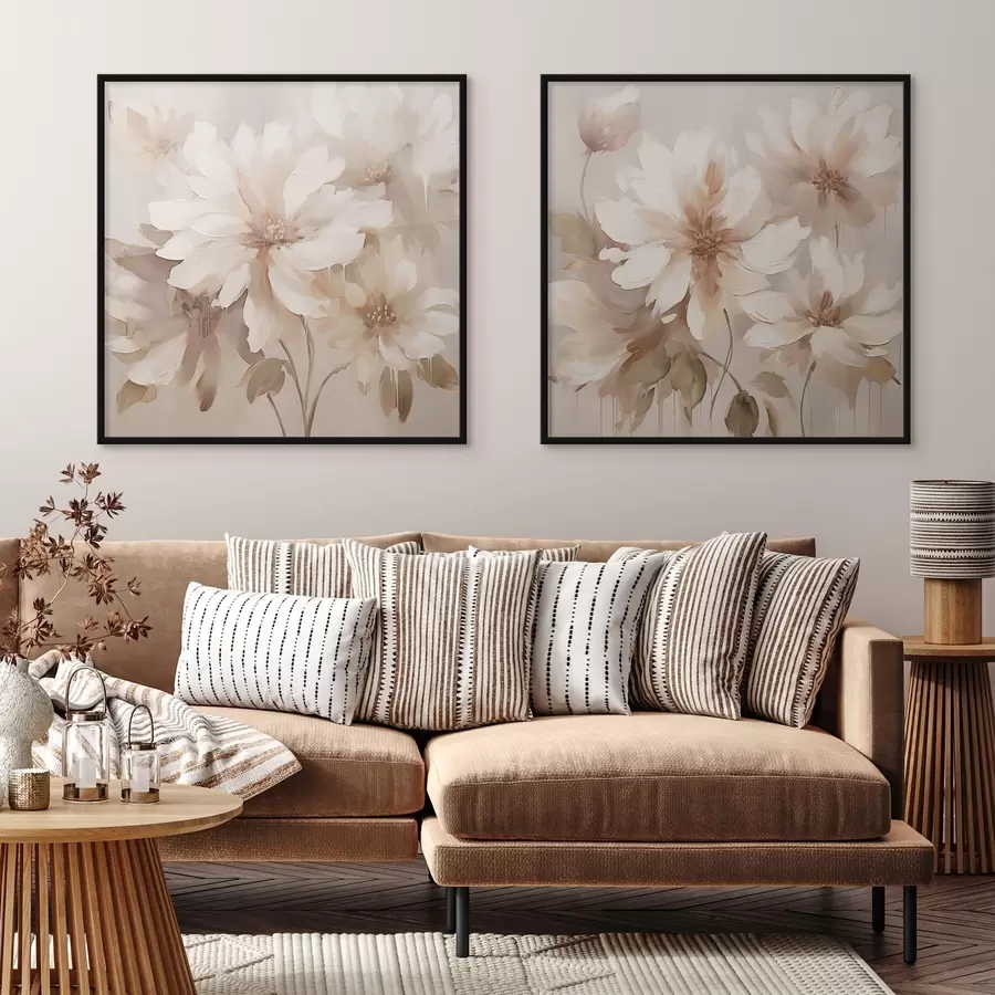 murales de pared flores abstractas d01104