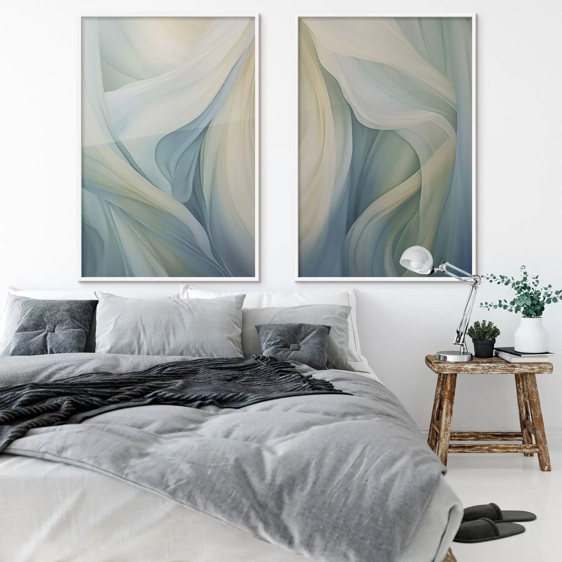 murales de pared Ondas abstractas d01130