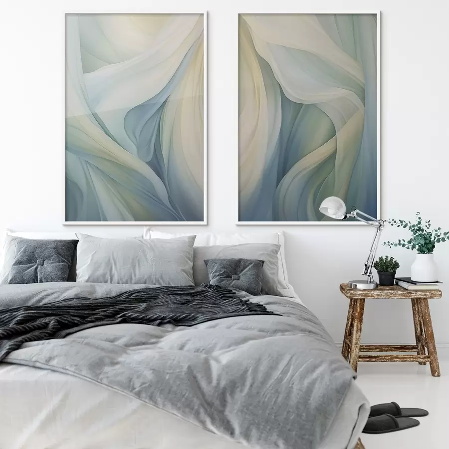 murales de pared Ondas abstractas d01130