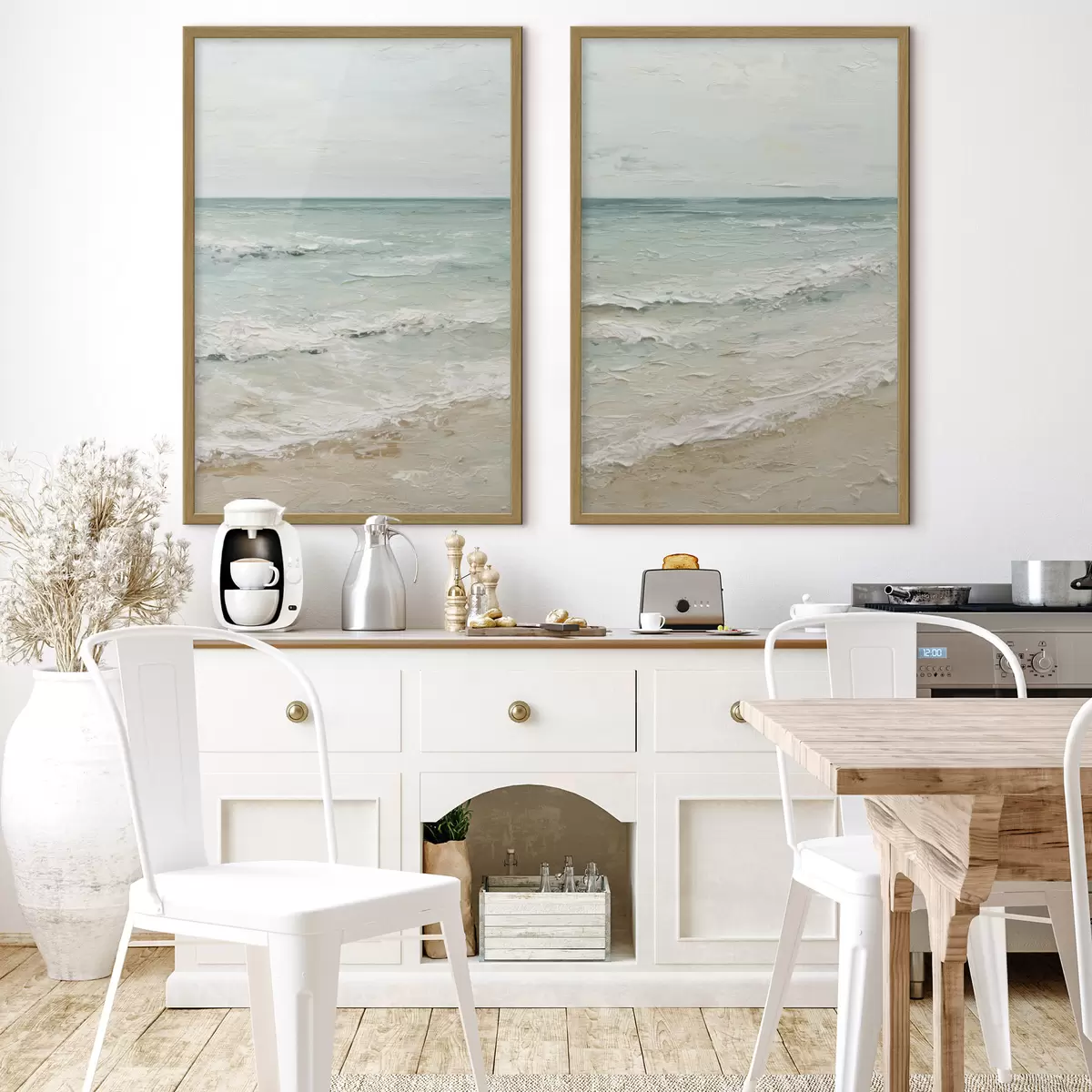 Poster costas marítimas al estilo de la pintura al óleo d01170