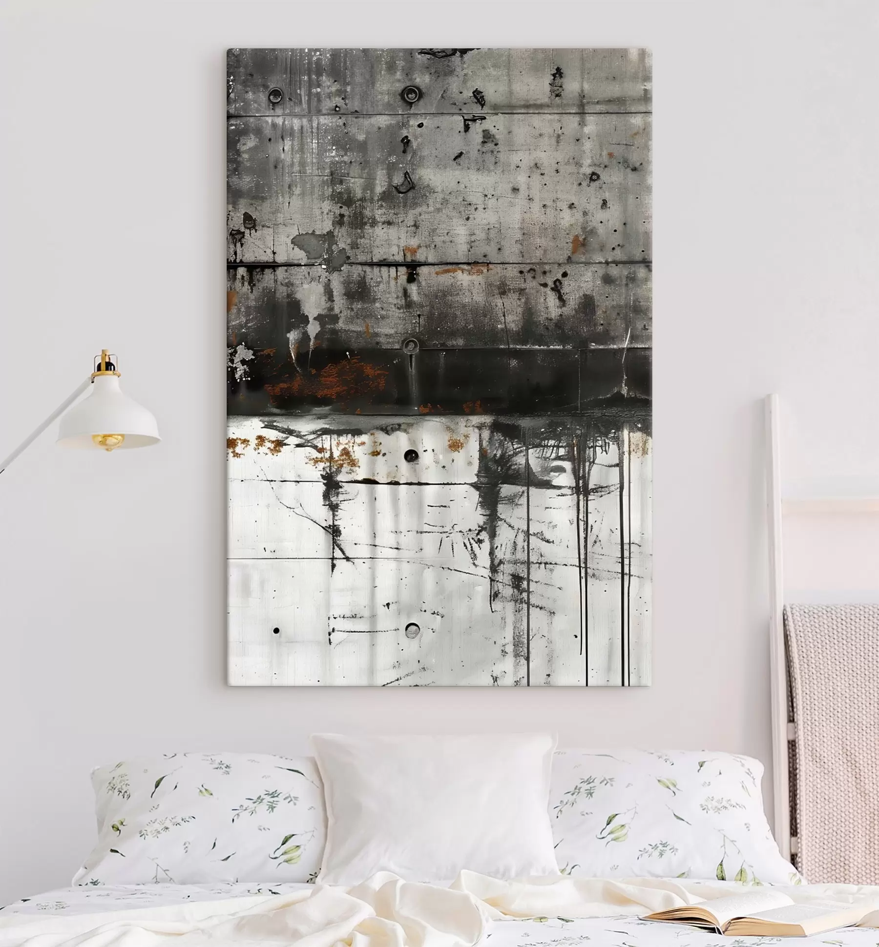 murales de pared Salpicaduras de pintura sobre una pared de hormigón, imitación de acuarela. s47633