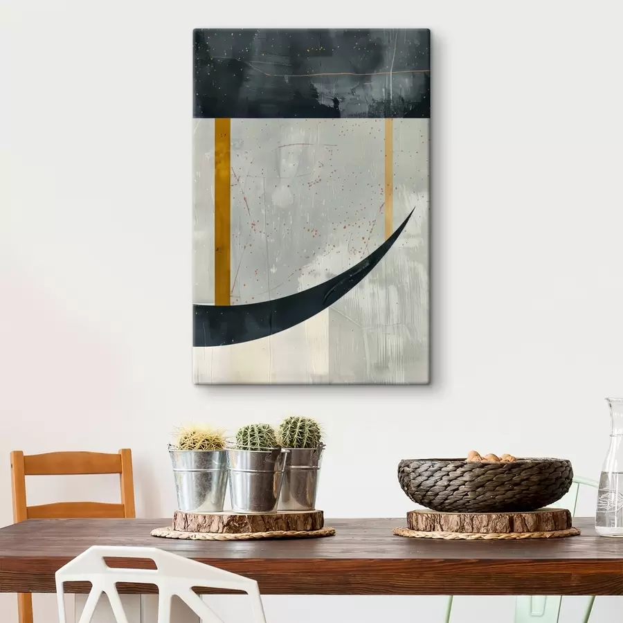 murales de pared Geometría, formas sobre un fondo concreto s47635