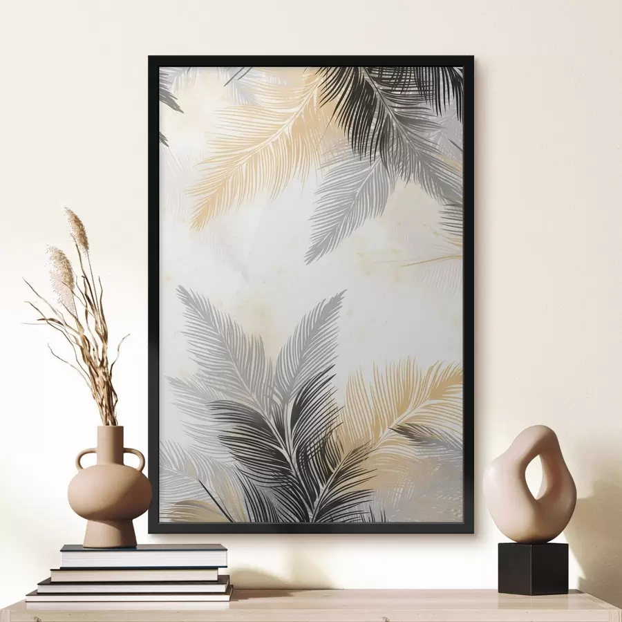 murales de pared Hojas tropicales f47620