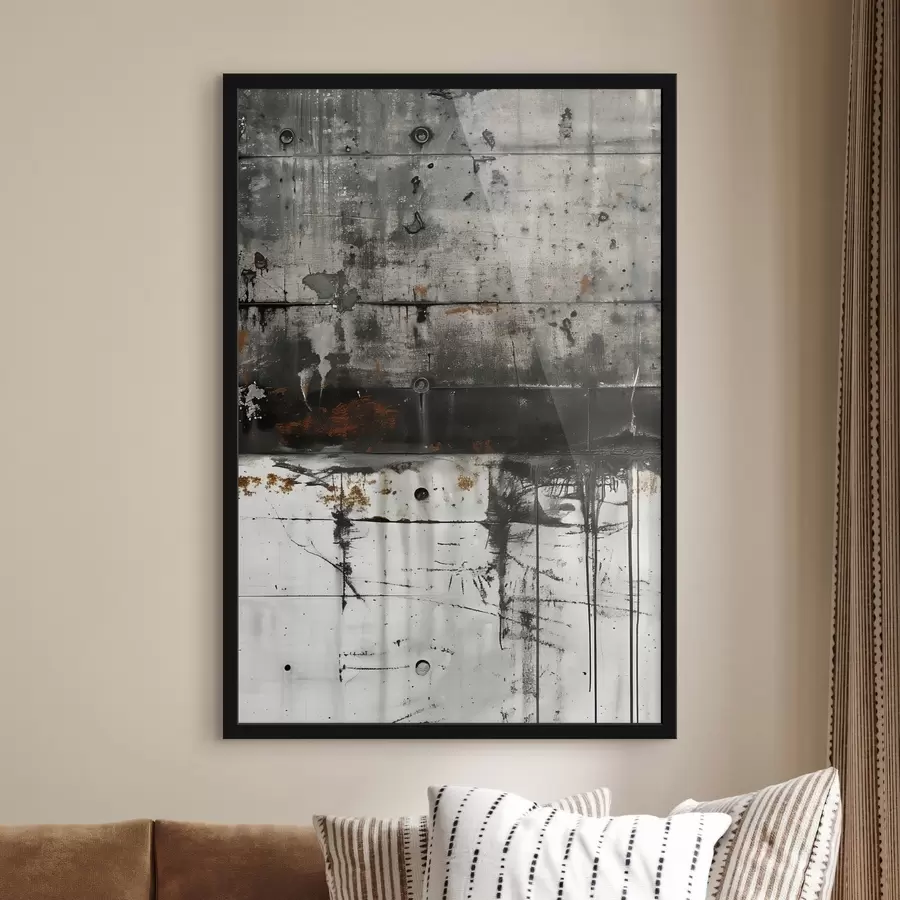 murales de pared Salpicaduras de pintura sobre una pared de hormigón, imitación de acuarela. f47633