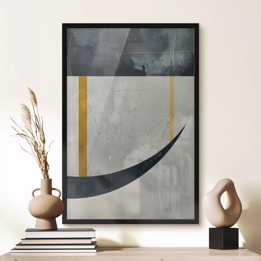 murales de pared Geometría, formas sobre un fondo concreto f47635