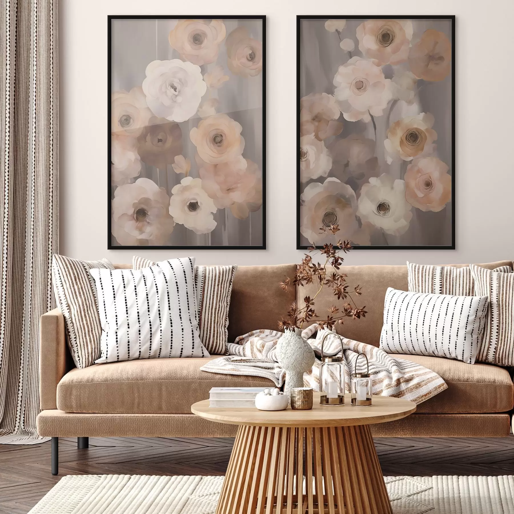 murales de pared flores abstractas d00542