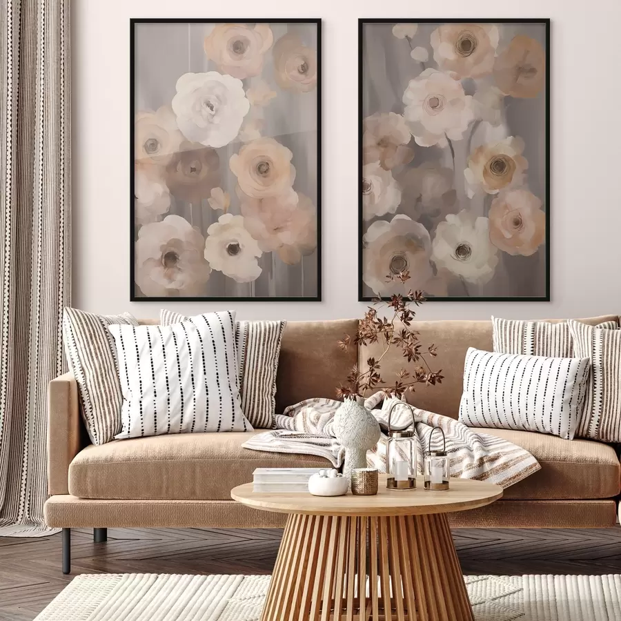 murales de pared flores abstractas d00542