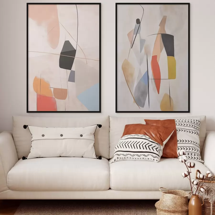 murales de pared Abstracción geométrica d00562