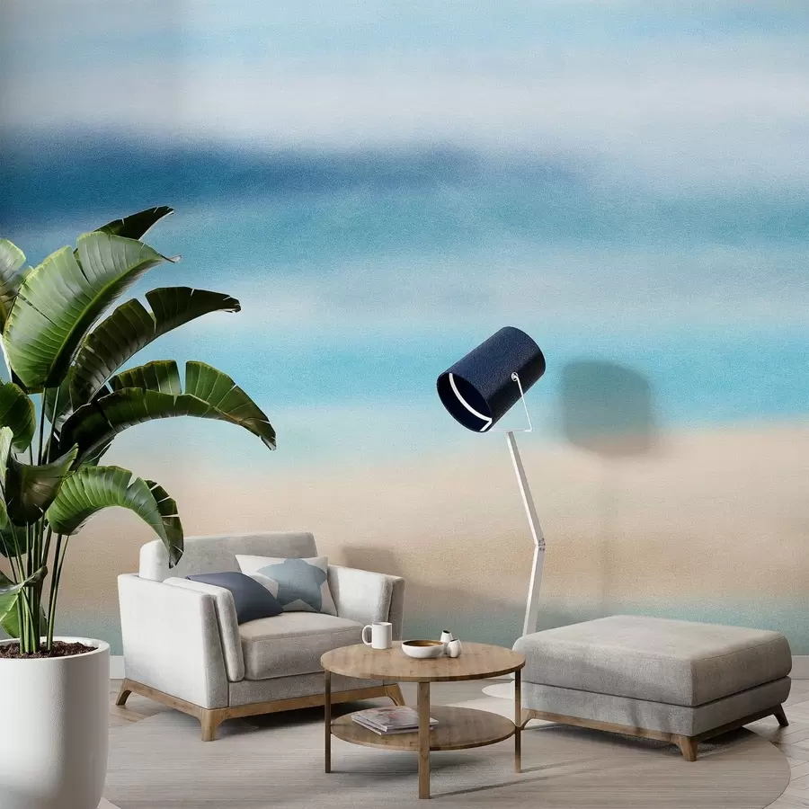 murales de pared pintura texturizada en estilo acuarela w05066