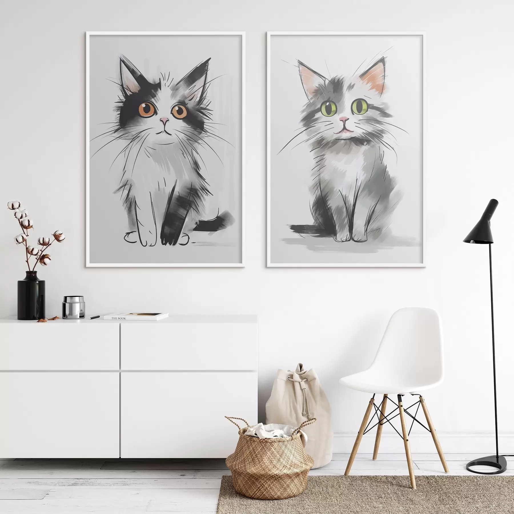 murales de pared Gatito d01220