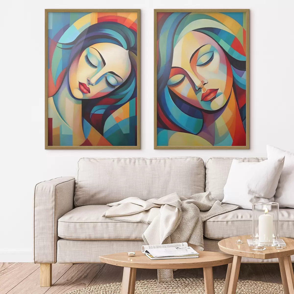 Poster Retratos abstractos d01203