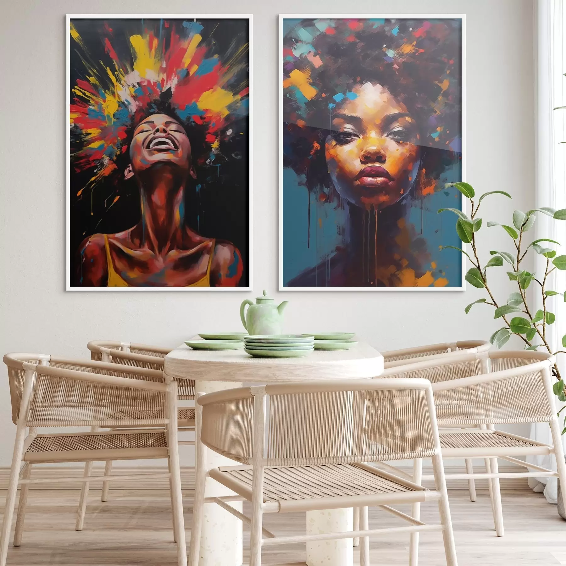 murales de pared Explosiones de pintura d01206