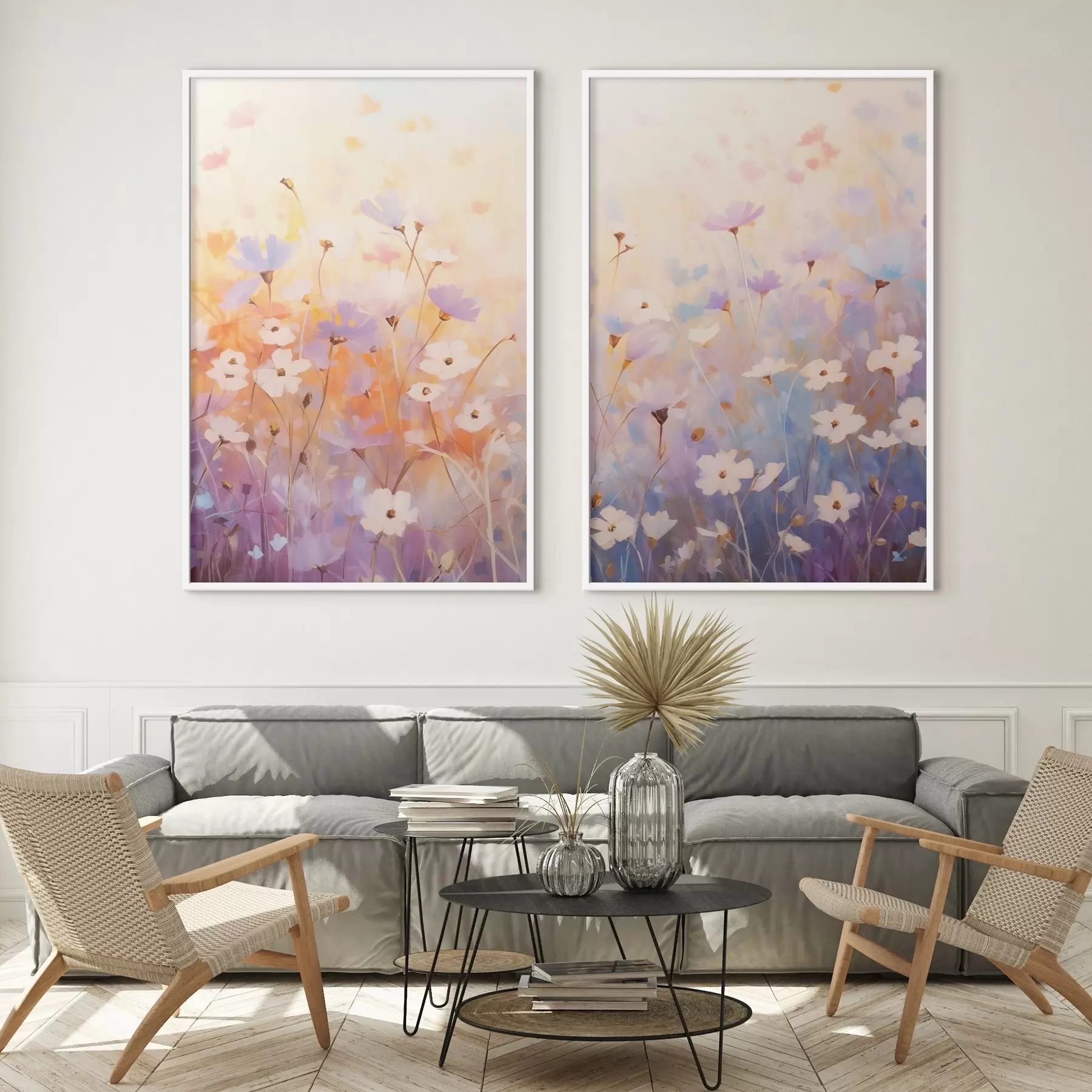 murales de pared Pequeñas flores silvestres d01255