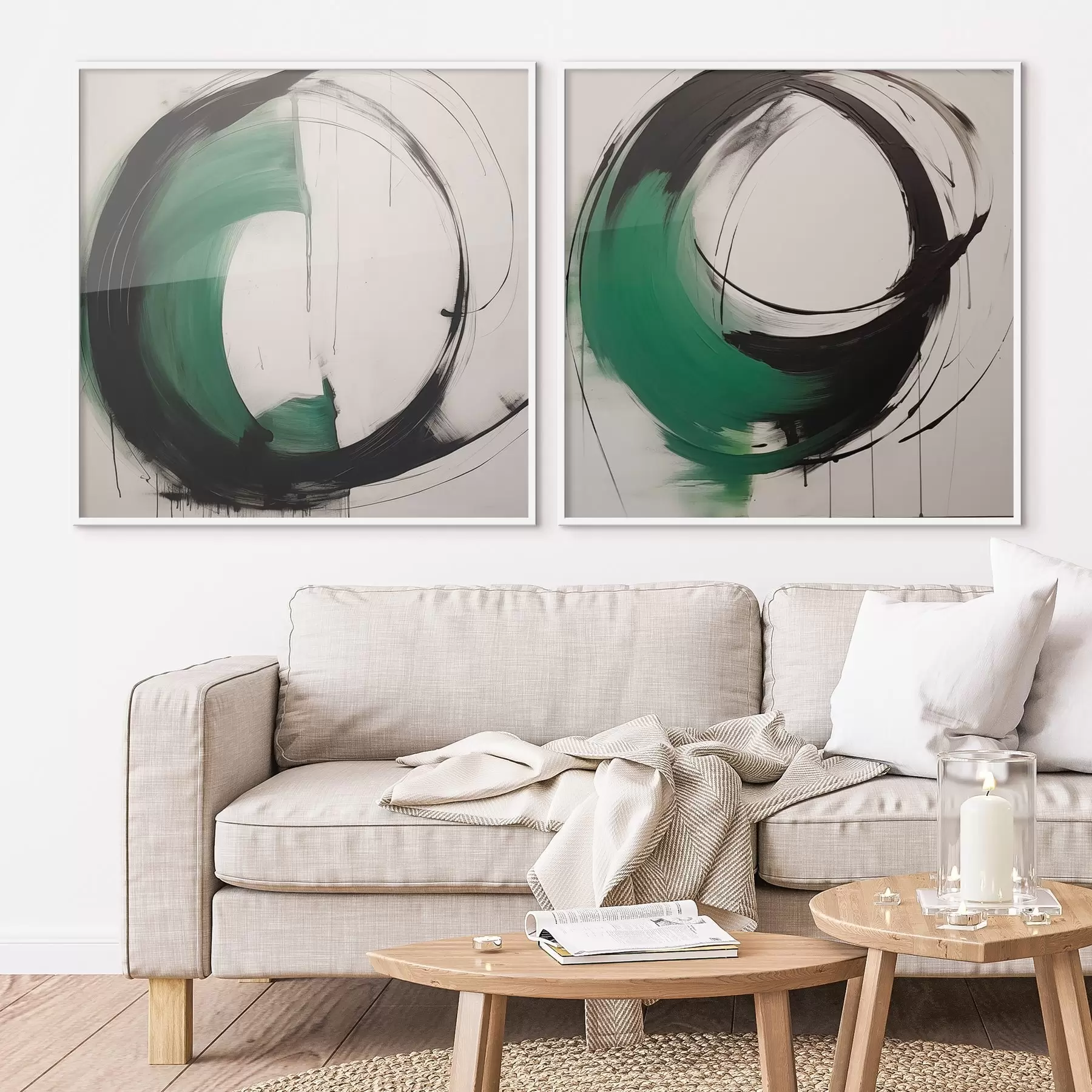 murales de pared Círculos abstractos d01208