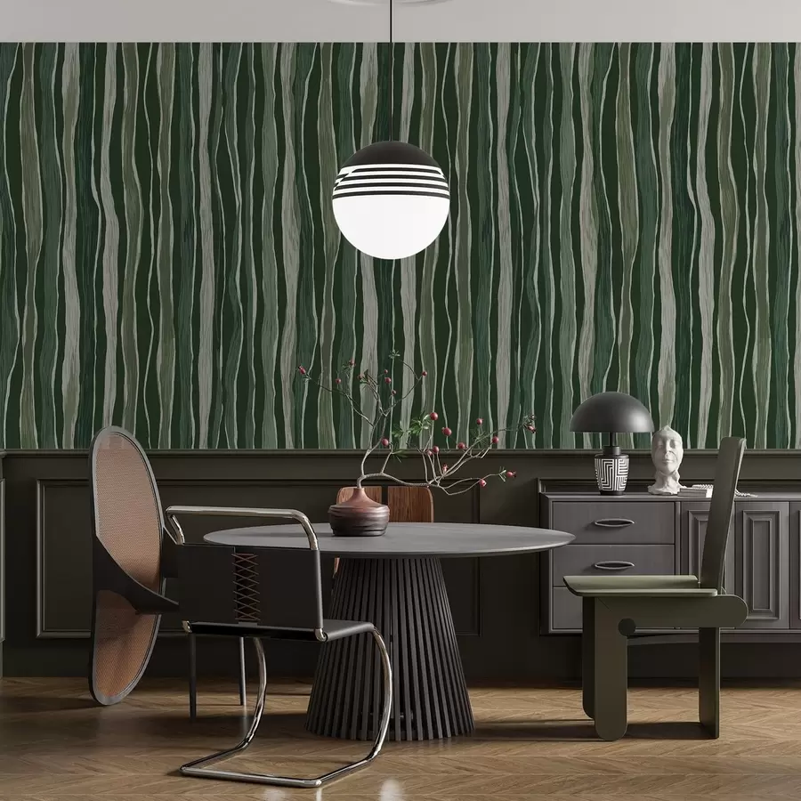 murales de pared Rayas onduladas a01150v2