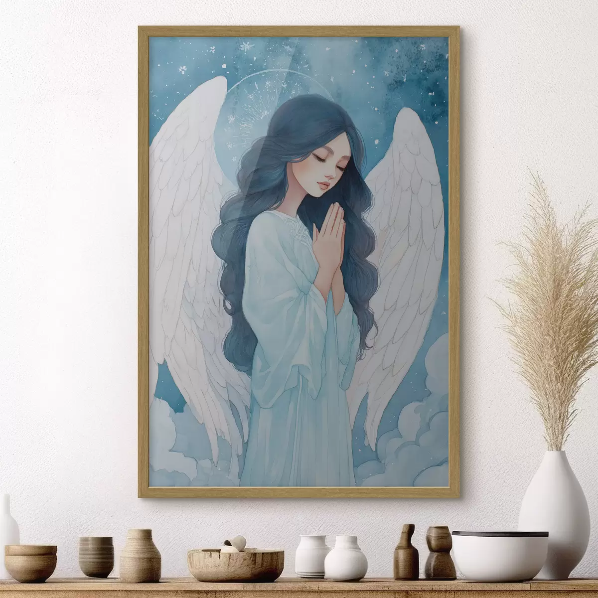 Poster Rostro y paz f47095