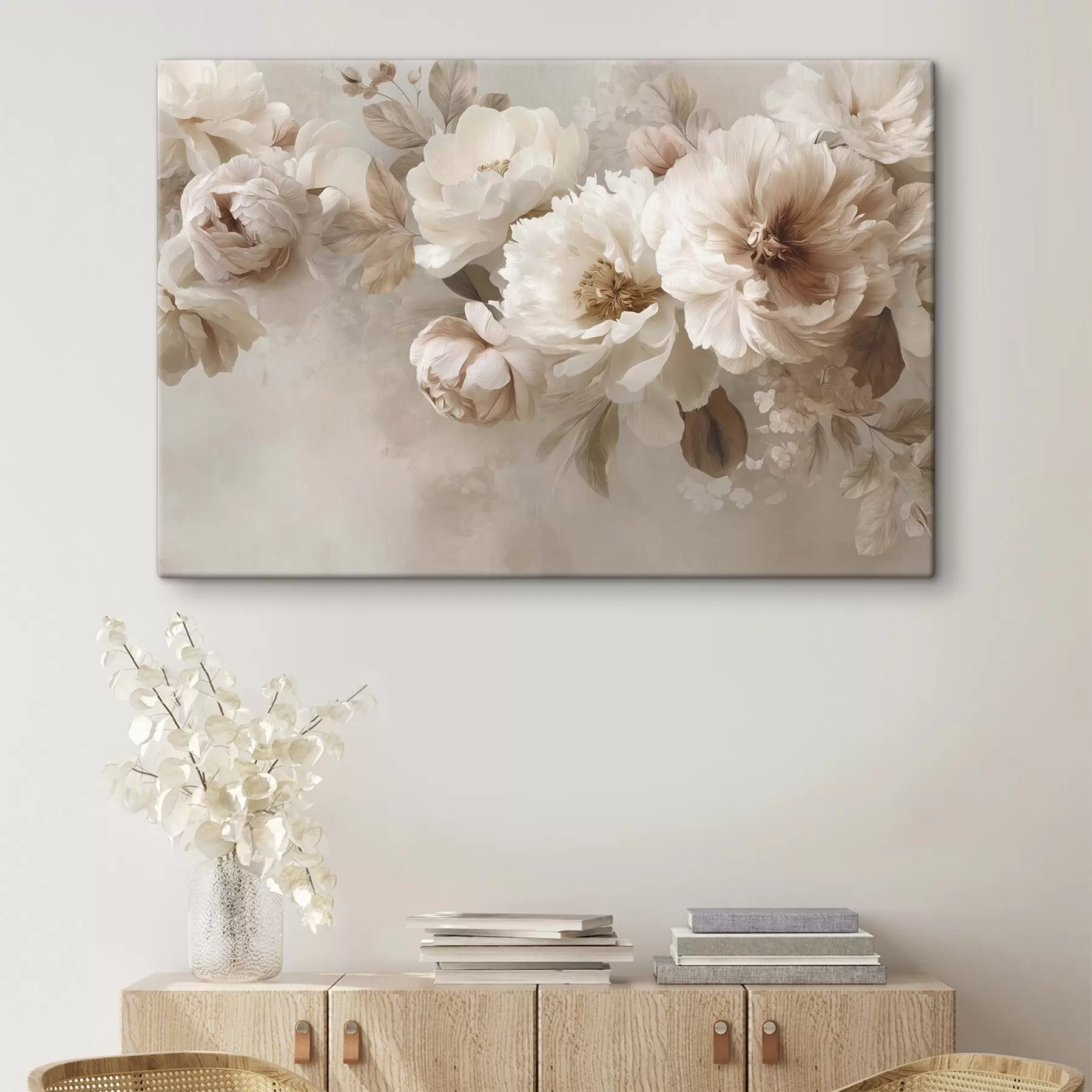 murales de pared Flores grandes y hermosas s47641