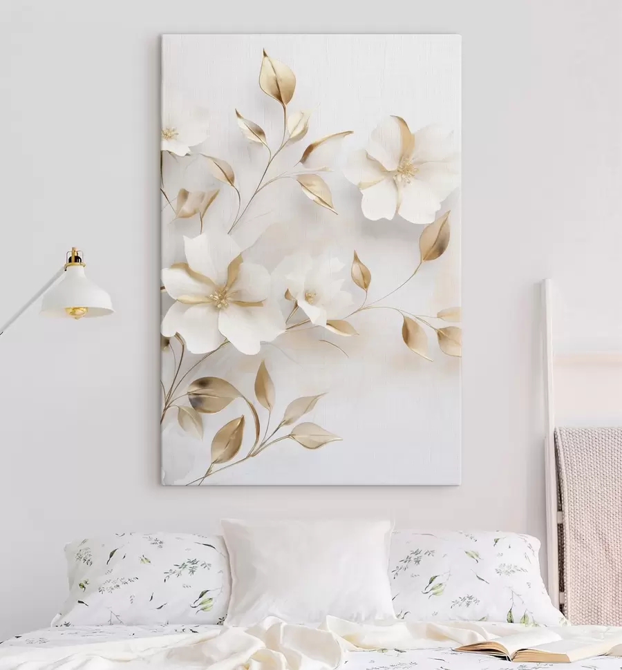murales de pared Delicadas ramas de flores s47642