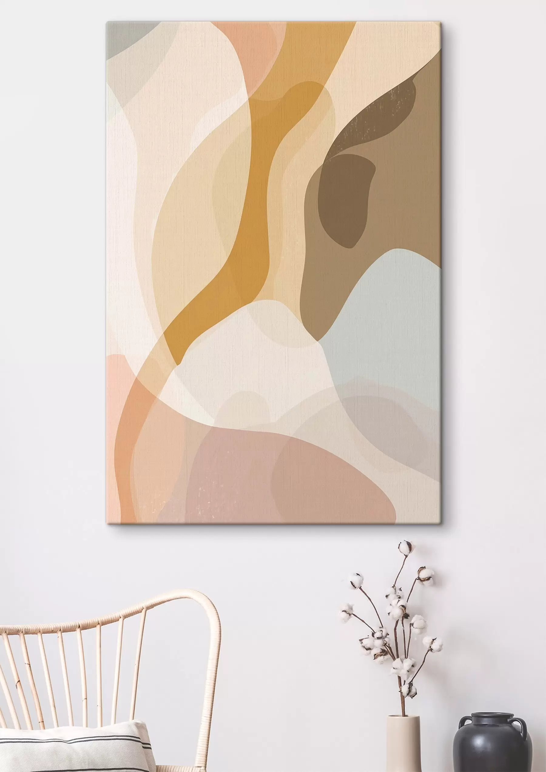 murales de pared Abstracción, imitación acuarela s47648