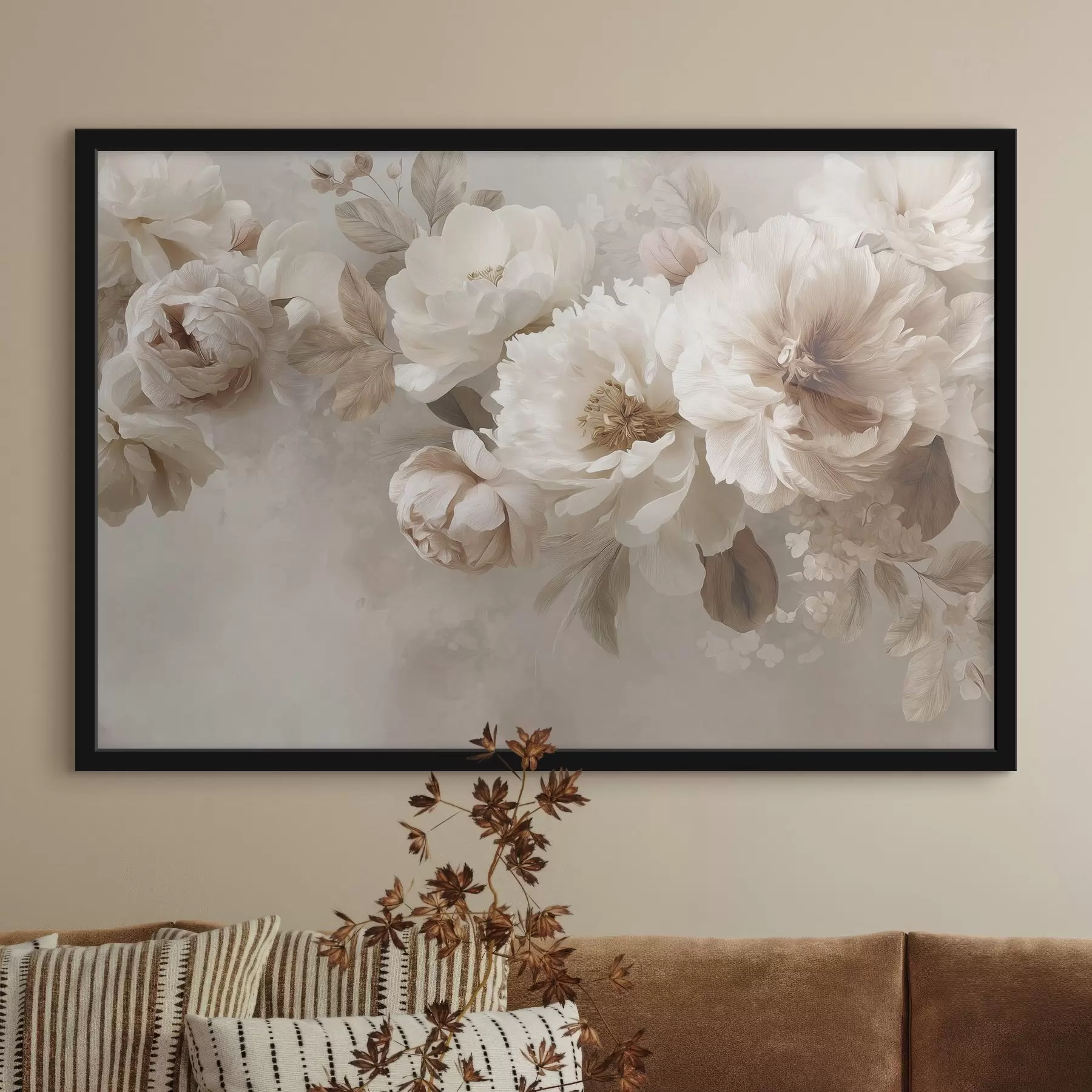 murales de pared Flores grandes y hermosas f47641