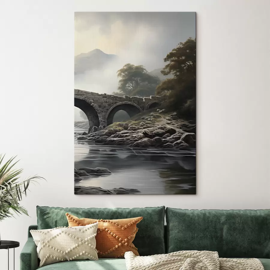 murales de pared Una ciudad de cuento de hadas s47675