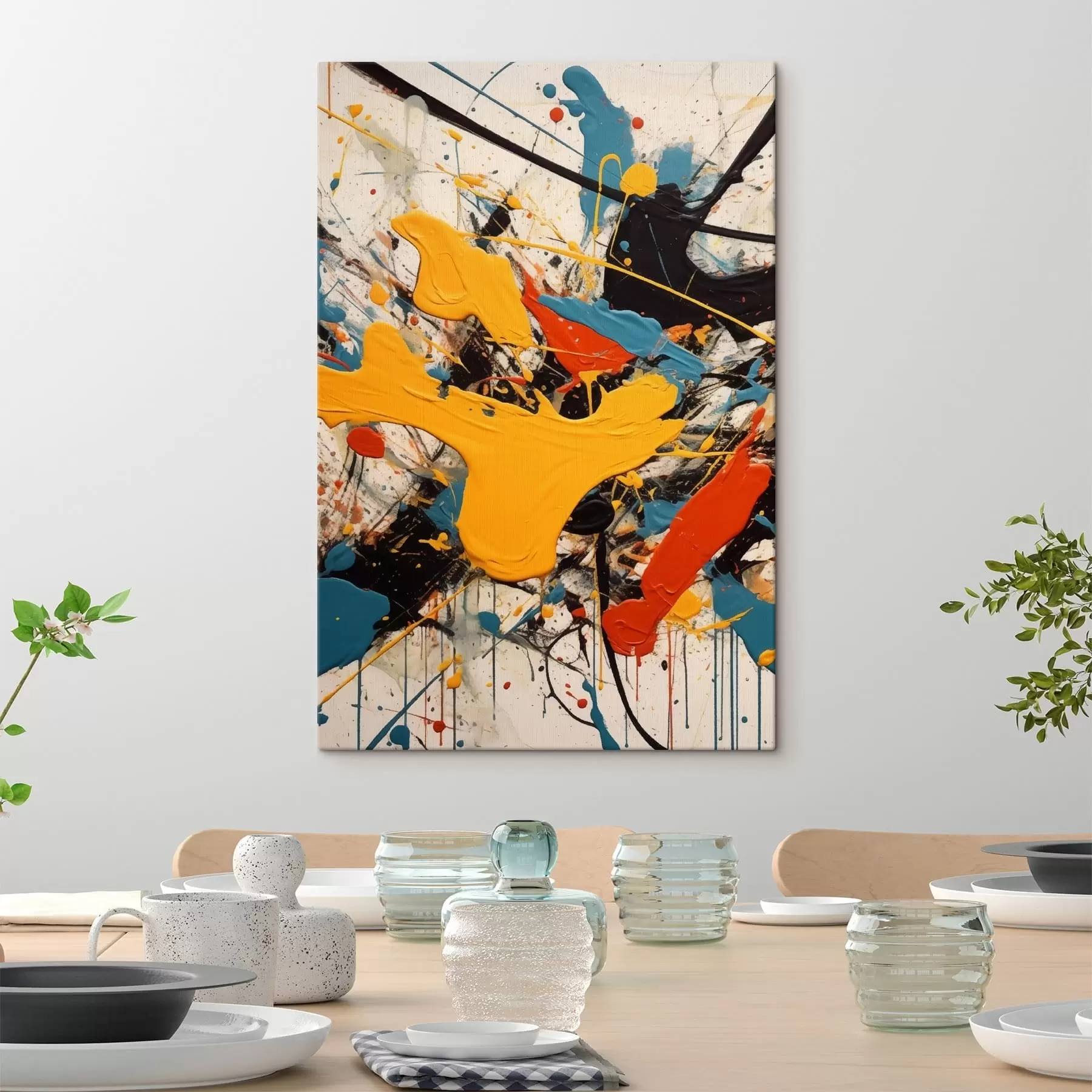 murales de pared Pinturas multicolores s47684