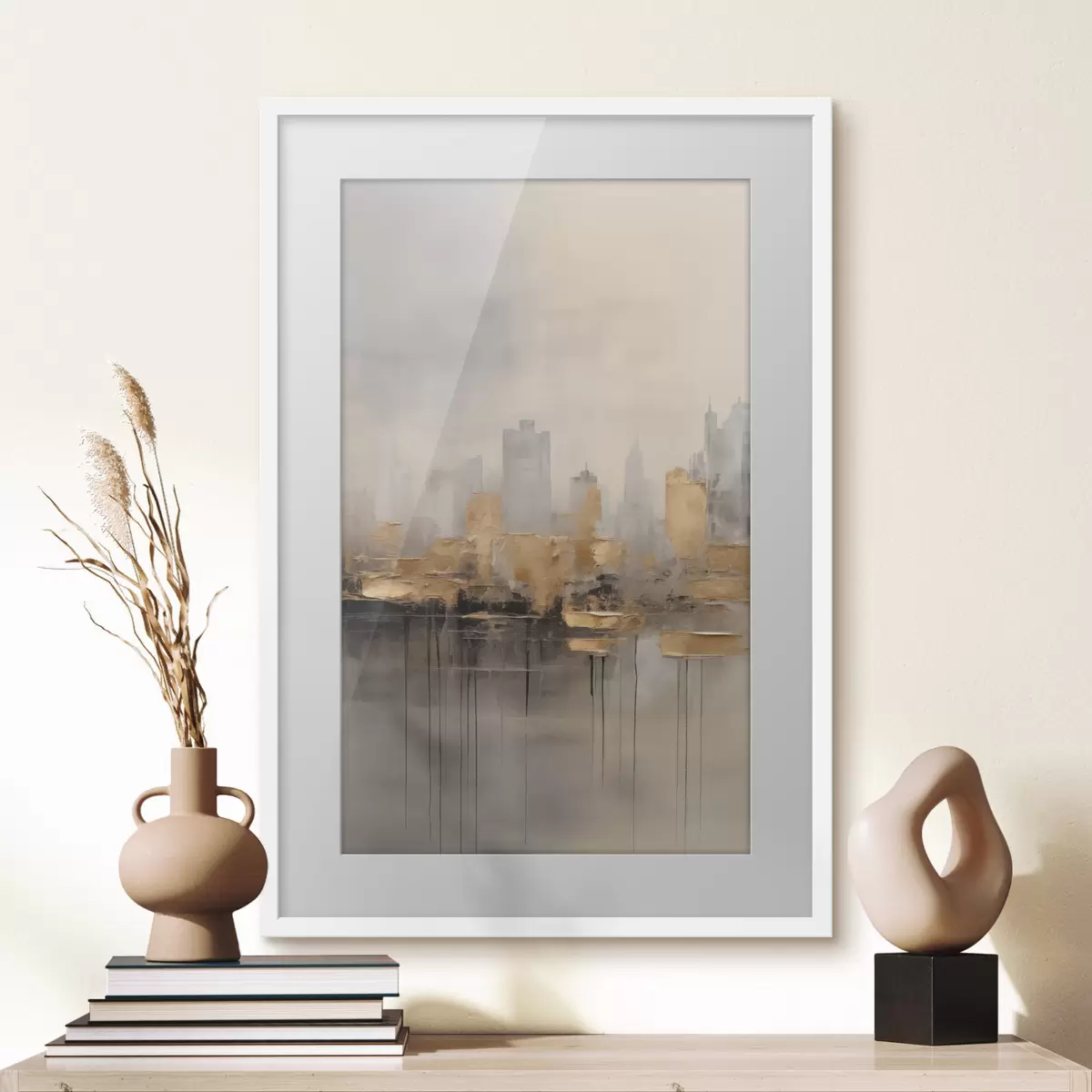 Poster Una ciudad en tonos tranquilos f47672