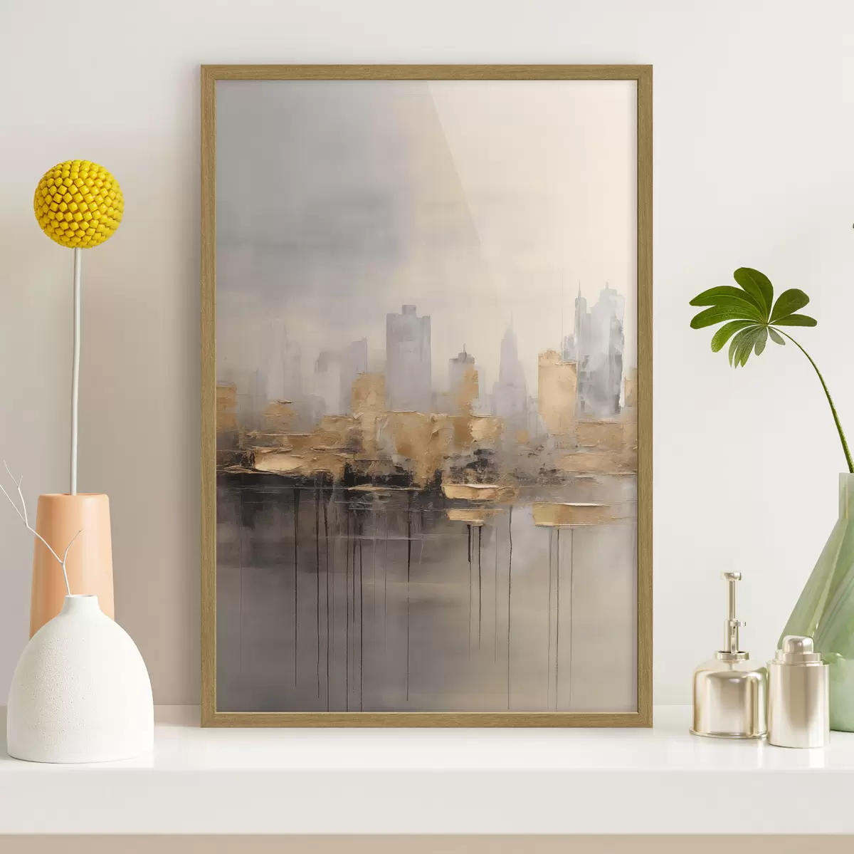 Poster Una ciudad en tonos tranquilos f47672
