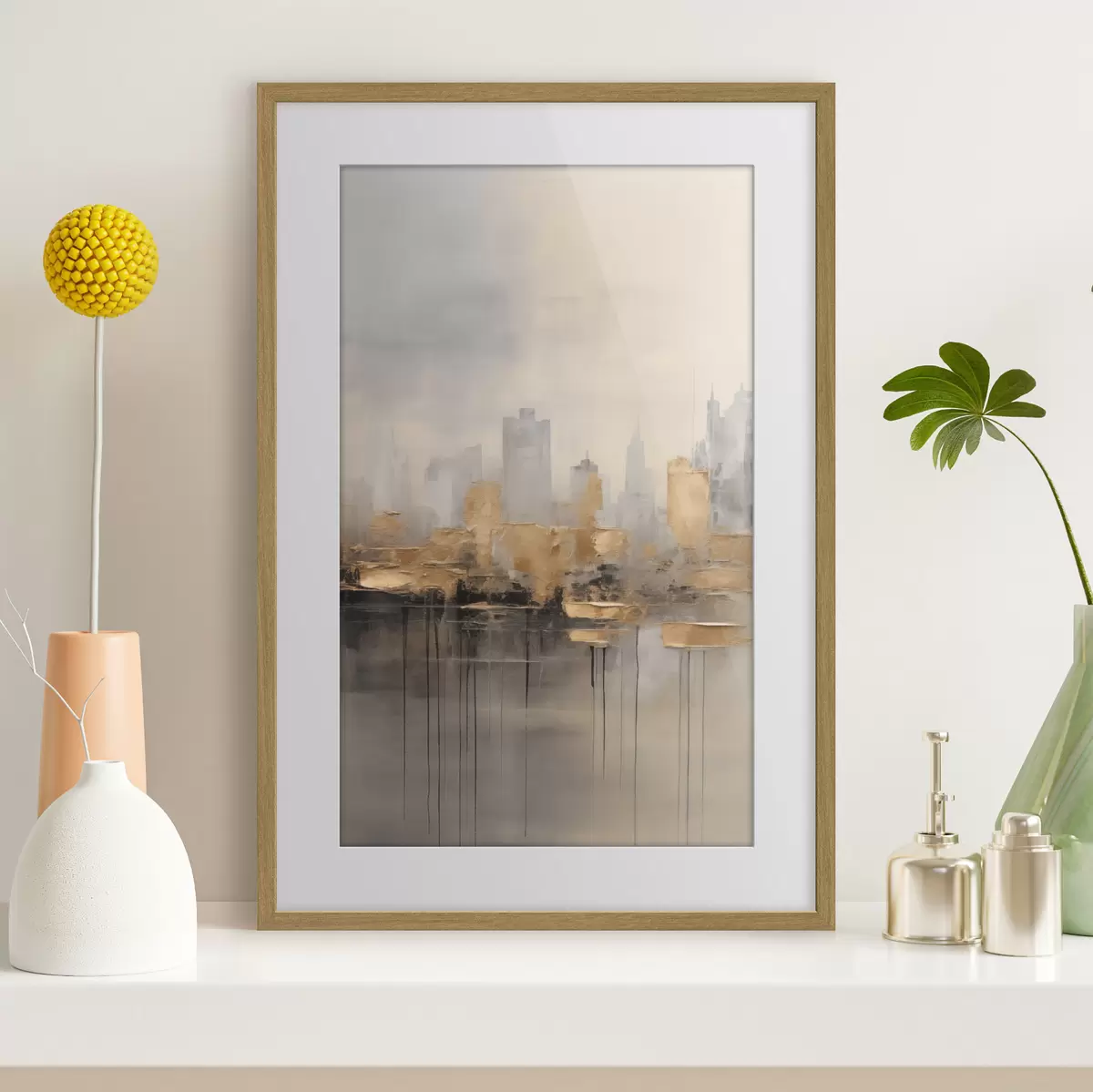 Poster Una ciudad en tonos tranquilos f47672